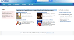 Desktop Screenshot of apesa.ch